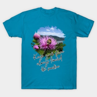 Keep Your Face Always Toward The Sunshine - Impactful Positive Motivational T-Shirt